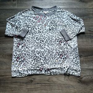 Women’s leopard print sweater